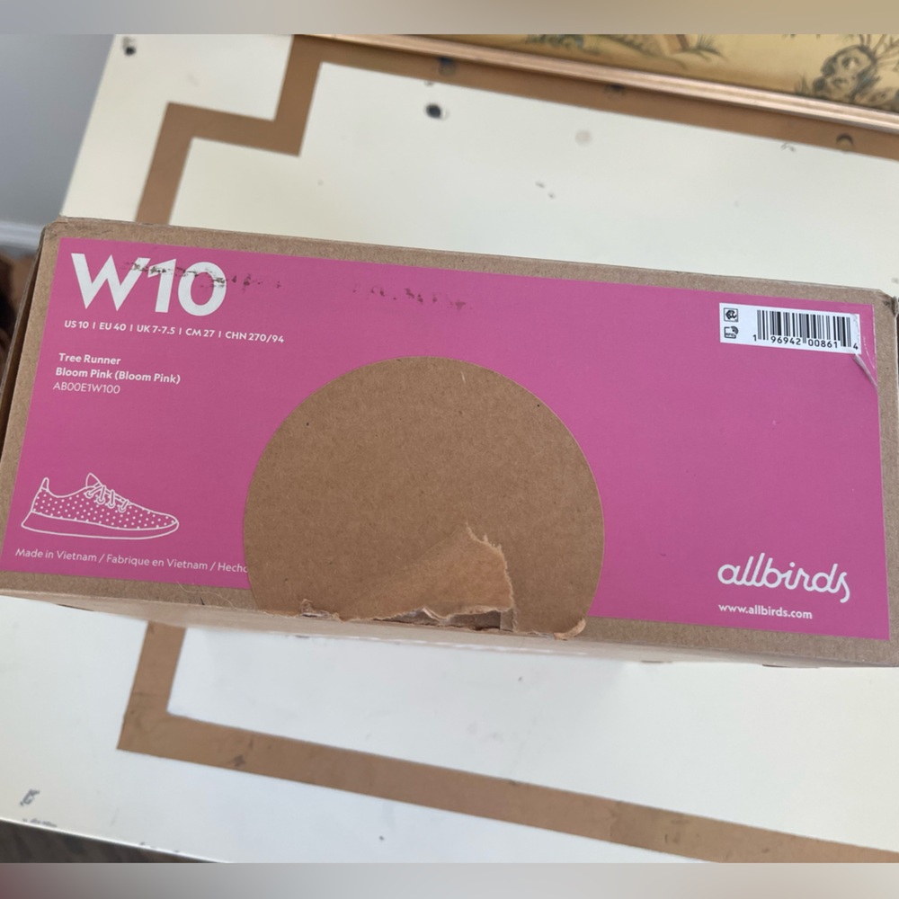 Allbirds Women's Fuchsia Sneakers - Picture 3 of 3